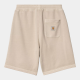 CARHARTT S/S NELSON SWEAT SHORT 100% COTTON DE FLEUR DE SEL GARMENT DYED 