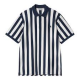 CARHARTT WIP S/S BOYTON POLO 100% COTTON BOYNTON STRIPE JACAQUARD , INK 