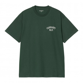 CARHARTT S/S CABINETRY T-SHIRT 100% ORGANIC COTTON CONIFER / WHITE