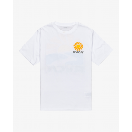 RVCA T-SHIRT SUN PHASE WHITE
