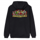 SANTA CRUZ HOODIE GUZMAN SCROLL FRONT BLACK