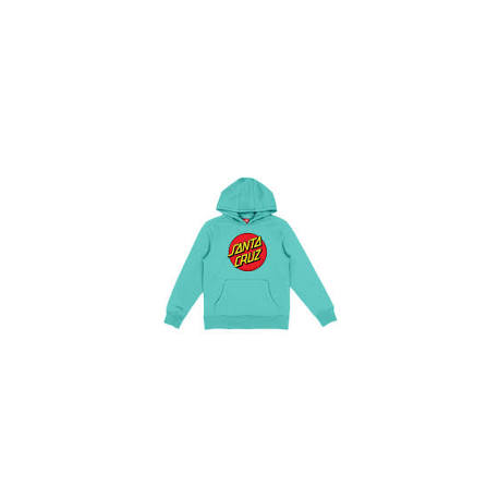 SANTA CRUZ HOODIE CLASSIC DOT HOOD POOL BLUE