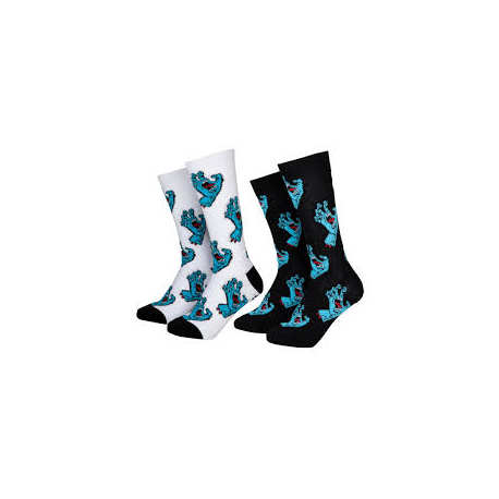 SANTA SOCKS YOUTH MLT HND 