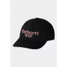 CARHARTT WIP SCRIPT CAP 100% COTTON BLACK / HORTENSIA