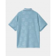 CARHARTT T-SHIRT S/S HARTTES FOOTBALL HEART TRAIN JACQUARD BLUEBIRD