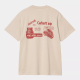 CARHARTT T-SHIRT S/S CATALOGUE COTTON FLEUR DE SEL / DESIRE