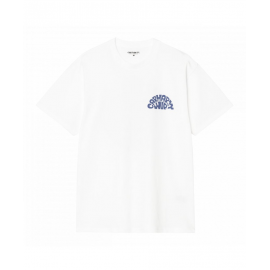 CARHARTT S/S JAZZY T-SHIRT 100% ORGANIC COTTON BLACK / AIR SKY