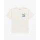 RVCA T-SHIRT LA FISHSCHOOL SS