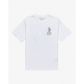RVCA T-SHIRT DETH VALLEY SS TEE WHITE