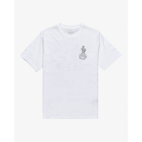 RVCA T-SHIRT DETH VALLEY SS TEE WHITE