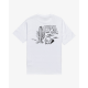 RVCA T-SHIRT DETH VALLEY SS TEE WHITE