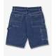 VOLCOM LABORED DENIM UTILITY SHORT INDIGO RIDGE WASH
