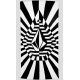 VOLCOM STONERAY TOWEL BLACK WHITE