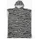 VOLCOM HOODED CHANGING TOWEL WHITE BLACK