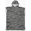 VOLCOM HOODED CHANGING TOWEL WHITE BLACK
