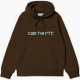 CARHARTT HOODED CARHARTT SWEAT  58/42% COTTON POLYESTER  LIBERICA / AIR SKY