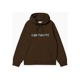 CARHARTT HOODED CARHARTT SWEAT  58/42% COTTON POLYESTER  LIBERICA / AIR SKY