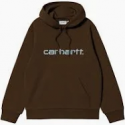 CARHARTT HOODED CARHARTT SWEAT  58/42% COTTON POLYESTER  LIBERICA / AIR SKY