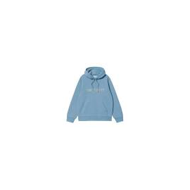 CARHARTT HOODED CARHARTT SWEAT  58/42% COTTON POLYESTER BLUEBIRD /FLEUR DE SEL 