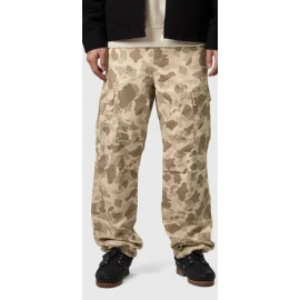 CARHARTT REGULAR CARGO PANT CAMO DUCK DESERT RINSED RIPSTOP