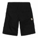 CARHARTT WIP REGULAR CARGO SHORT 100 % COTTON BLACK RINSED NO LENGTH