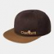CARHARTT LABEL SCRIPT COACH CAP COTTON TWILL BROWN