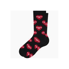 CARHARTT HEART LOGO SOCKS COTTON JAQUARD BLACK