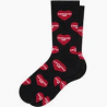 CARHARTT HEART LOGO SOCKS COTTON JAQUARD BLACK