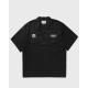 CARHARTT S/S DELI SHIRT TENCEL / COTTON BLACK / BLUEBIRD