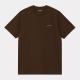 CARHARTT S/S SCRIPT EMBROIDERY T-SHIRT 100% COTTON LIBERICA / AIR SKY