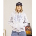 JACKER ZENITH HOODIE ZIP GREY