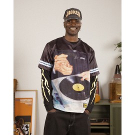 JACKER V-MEAL JERSEY BLACK