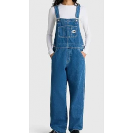 CARHARTT W BIB OVERALL 100% COTTON BLUE STONE WASHED STRAIGHT