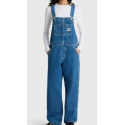 CARHARTT W BIB OVERALL 100% COTTON BLUE STONE WASHED STRAIGHT