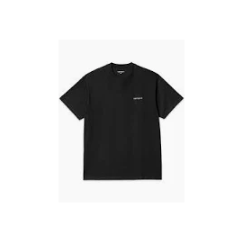 CARHARTT S/S SCRIPT EMBROIDERY T-SHIRT 100% COTTON BLACK / WHITE