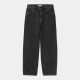 CARHARTT W'BRANDON PANT BLACK STONE WASHED