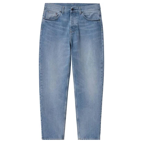 CARHARTT NEWEL PANT BLUE LIGHT USED WASH NO LENGHT