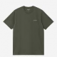 CARHARTT S/S SCRIPT EMBROIDERY T-SHIRT 100% COTTON OPUNTIA / WHITE