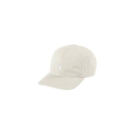 CARHARTT WIP MADISON LOGO CAP 100 % COTTON FLEUR DE SEL / WAX