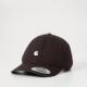 CARHARTT MADISON LOGO CAP 100 % COTTON PALISANDER / WAX
