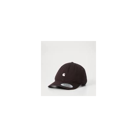 CARHARTT MADISON LOGO CAP 100 % COTTON PALISANDER / WAX