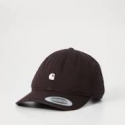 CARHARTT WIP MADISON LOGO CAP 100 % COTTON PALISANDER / WAX