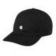 CARHARTT MADISON LOGO CAP 100 % COTTON BLACK / WAX