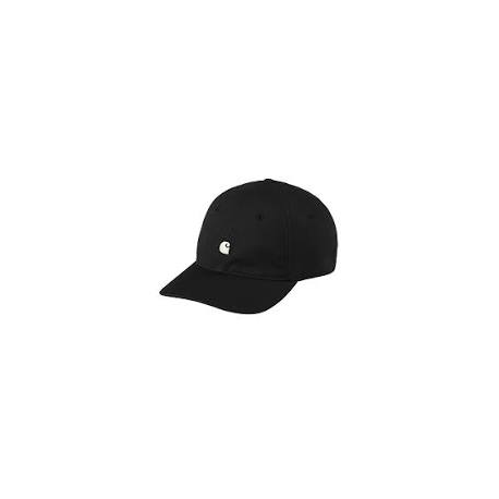 CARHARTT WIP MADISON LOGO CAP 100 % COTTON BLACK / WAX
