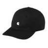 CARHARTT MADISON LOGO CAP 100 % COTTON BLACK / WAX