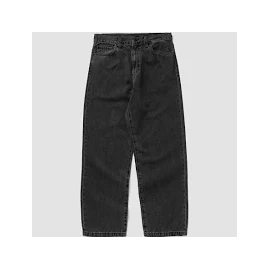 CARHARTT LANDON PANT 100 % COTTON BLACK STONE WASHED