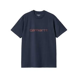 CARHARTT S/S SCRIPT T-SHIRT 100% COTTON AIR FORCE BLUE