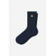 CARHARTT WIP CHASE SOCKS COTTON POLYESTER DARK NAVY