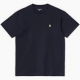 CARHARTT S/S CHASE T-SHIRT 100% COTTON DARK NAVY / GOLD