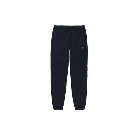 CARHARTT WIP CHASE SWEAT PANT DARK NAVY / GOLD